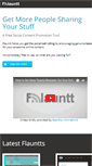 Mobile Screenshot of flauntt.com